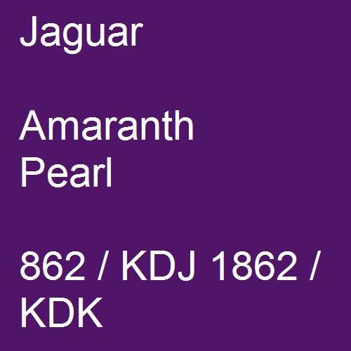Jaguar, Amaranth Pearl, 862 / KDJ 1862 / KDK.